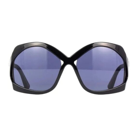 NEW TOM FORD SUNGLASSES BLACK WOMEN EYEWEAR - Picture 2 of 3
